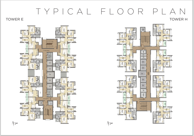 Raymond TenX Habitat Thane 2BHK Plan